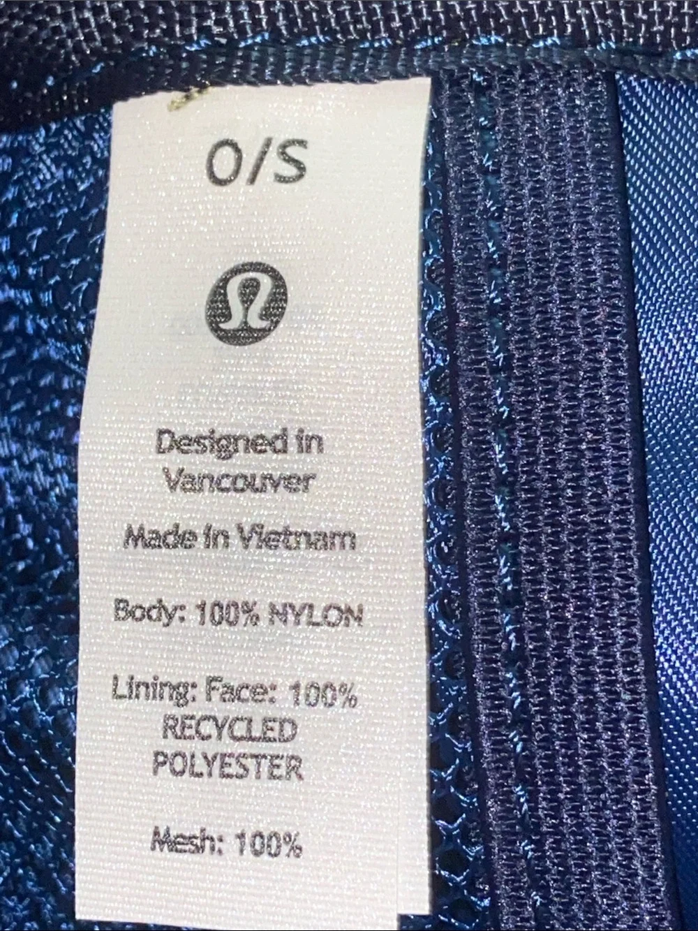 LULULEMON TRUE NAVY FANNY PACK Everywhere Belt Bag EUC BLUE